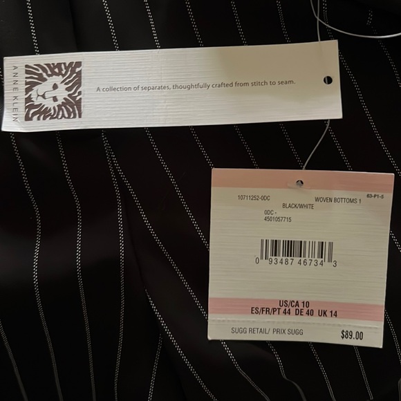 Brand-New Dandy-Style Ankle Pants by Anne Klein - Picture 3 of 6